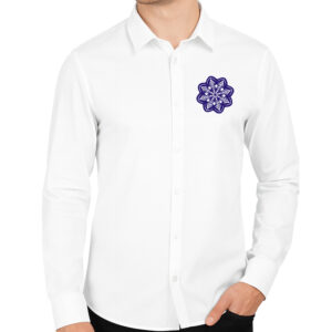 Koszula męska Folkowy Kwiat Kurpiów