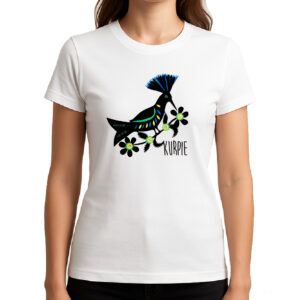 Koszulka damska Folkowy Ptak z Kurpi