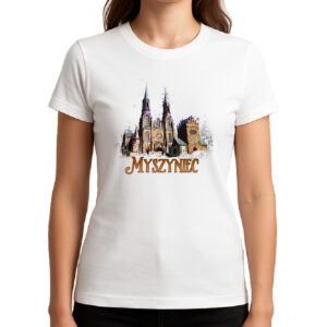Koszulka damska Kościół w Myszyńcu