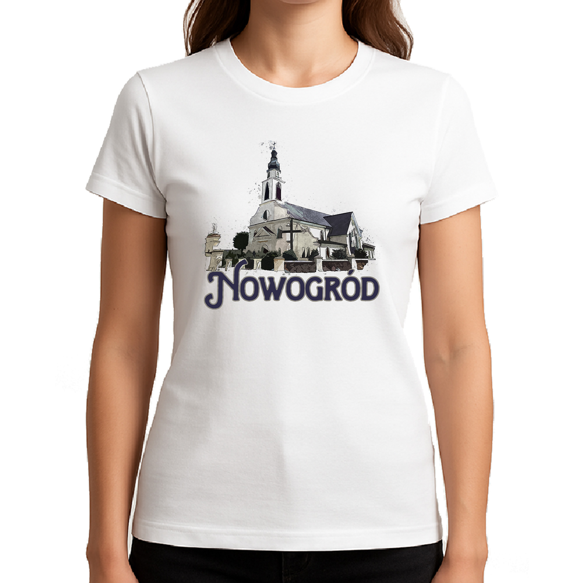Koszulka damska Kościół w Nowogrodzie