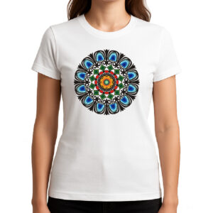 Koszulka damska Kurpie - Folk Energy