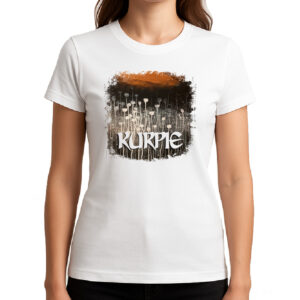 Koszulka damska Kurpie - Kwiaty Kurpiowskiej Ziemi