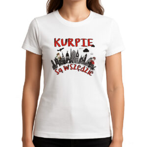 Koszulka damska Kurpie są wszędzie