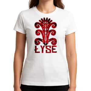 Koszulka damska Kurpiowska Wycinanka z Łysych