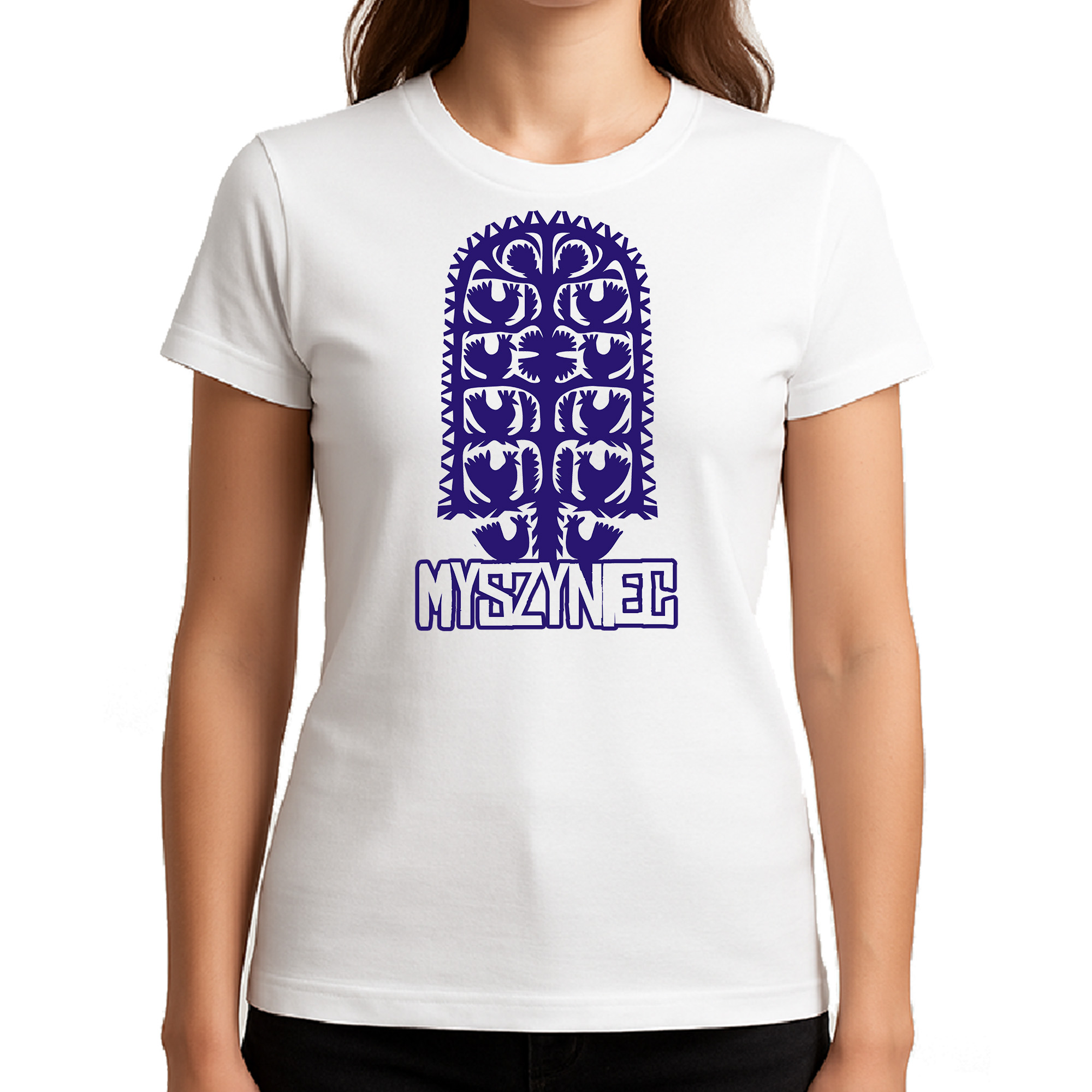 Koszulka damska Kurpiowskie Ptaki - Myszyniec
