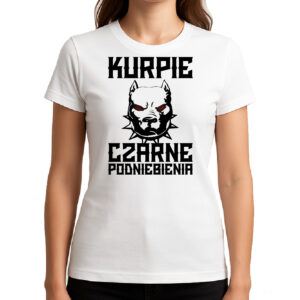 Koszulka damska Kurpiowskie czarne podniebienie