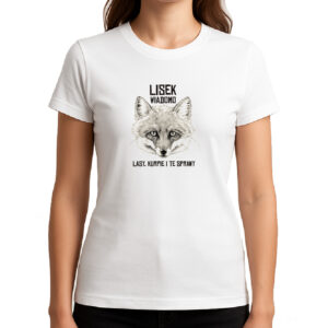 Koszulka damska Lisek wiadomo. Lasy Kurpie i te sprawy