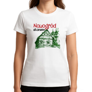 Koszulka damska Nowogród - Tradycja Kurpiów w Skansenie
