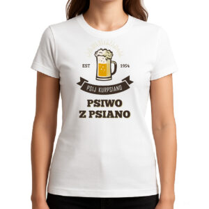Koszulka damska Piwna Tradycja Kurpiów