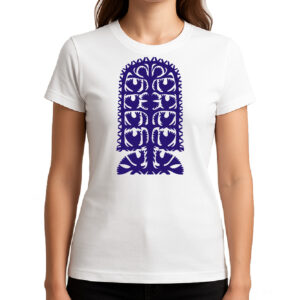 Koszulka damska Ptasi Motyw Kurpiowski