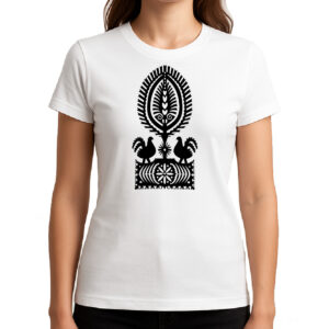 Koszulka damska Serce Kurpi w Wycinance