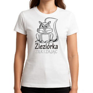 Koszulka damska Zieziórka z Kurpiowskiego Lasu