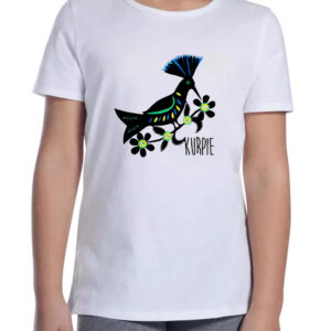 Koszulka dziecięca Folkowy Ptak z Kurpi