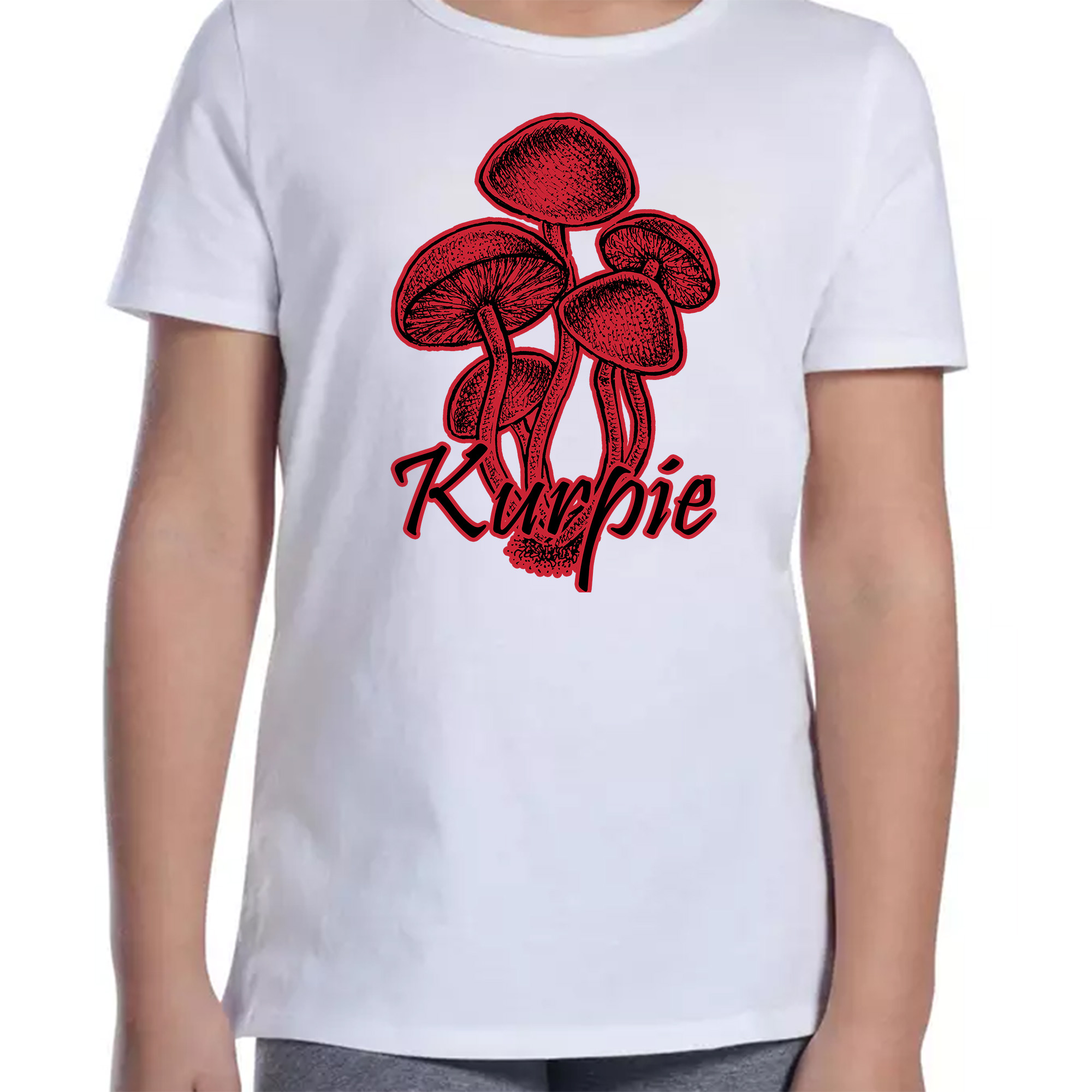 Koszulka dziecięca Grzyby z Kurpiów - dzika moc puszczy