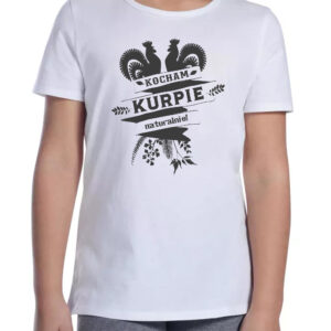 Koszulka dziecięca Kocham Kurpie naturalnie!