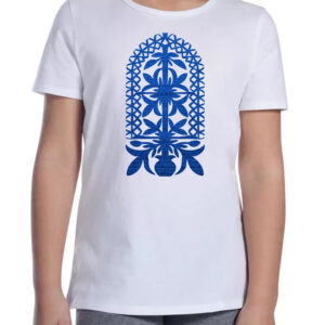 Koszulka dziecięca Kurpiowski Kwiat w Wycinance