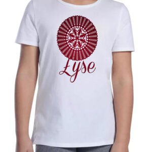 Koszulka dziecięca Łyse - Kurpiowska Rozeta