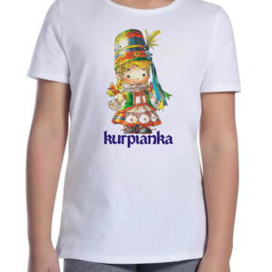 Koszulka dziecięca Mała Kurpianka wielkie serce