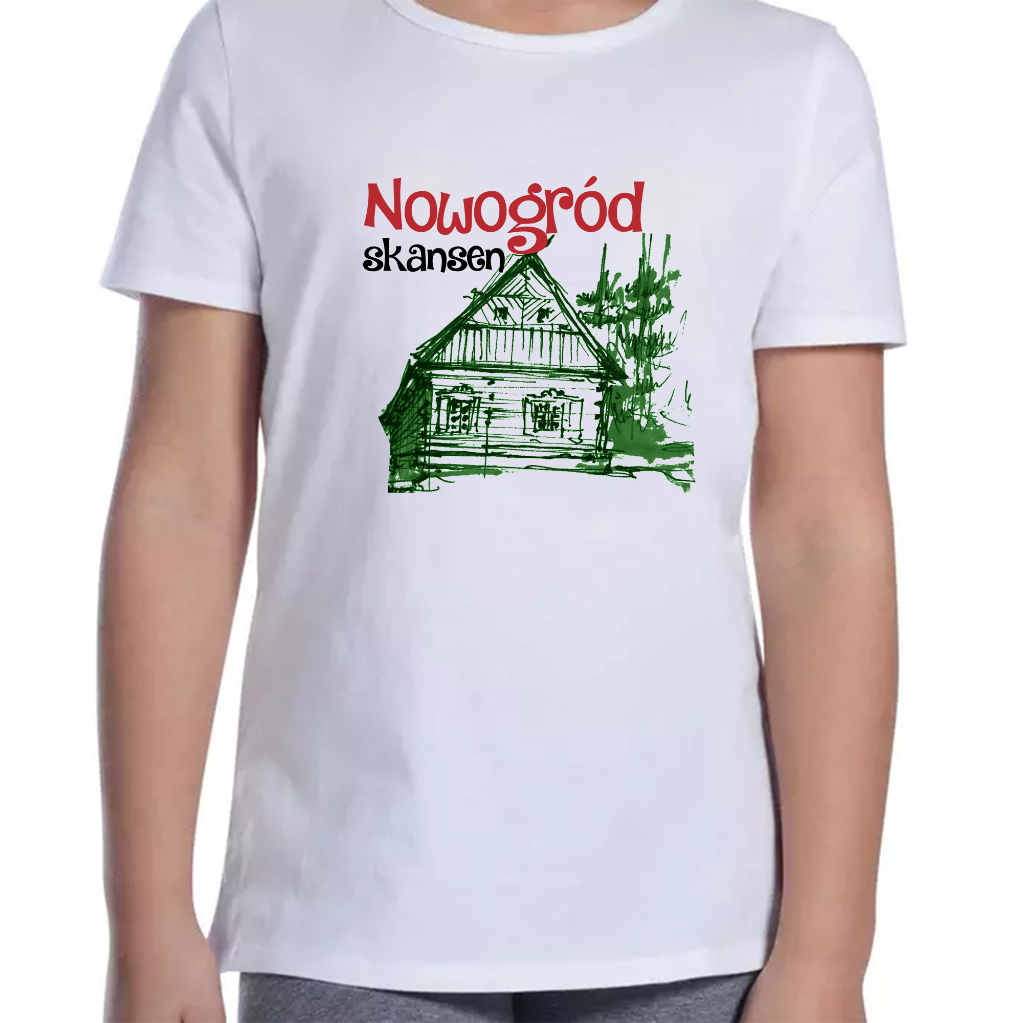 Koszulka dziecięca Nowogród - Tradycja Kurpiów w Skansenie