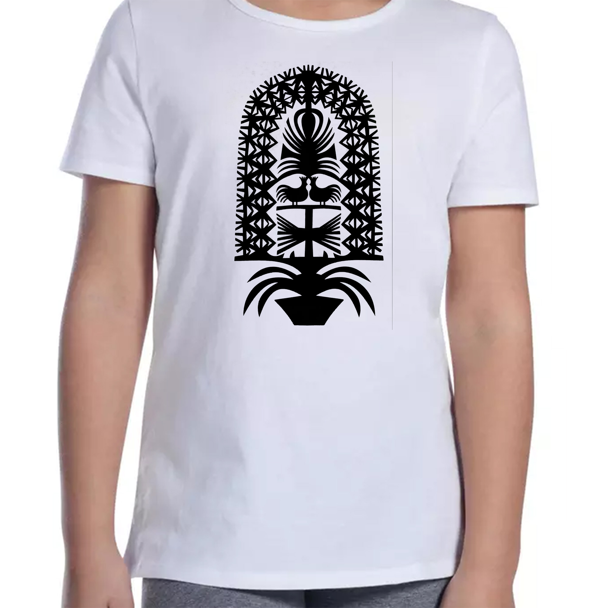 Koszulka dziecięca Tradycja w Wycinance Kurpiowskiej