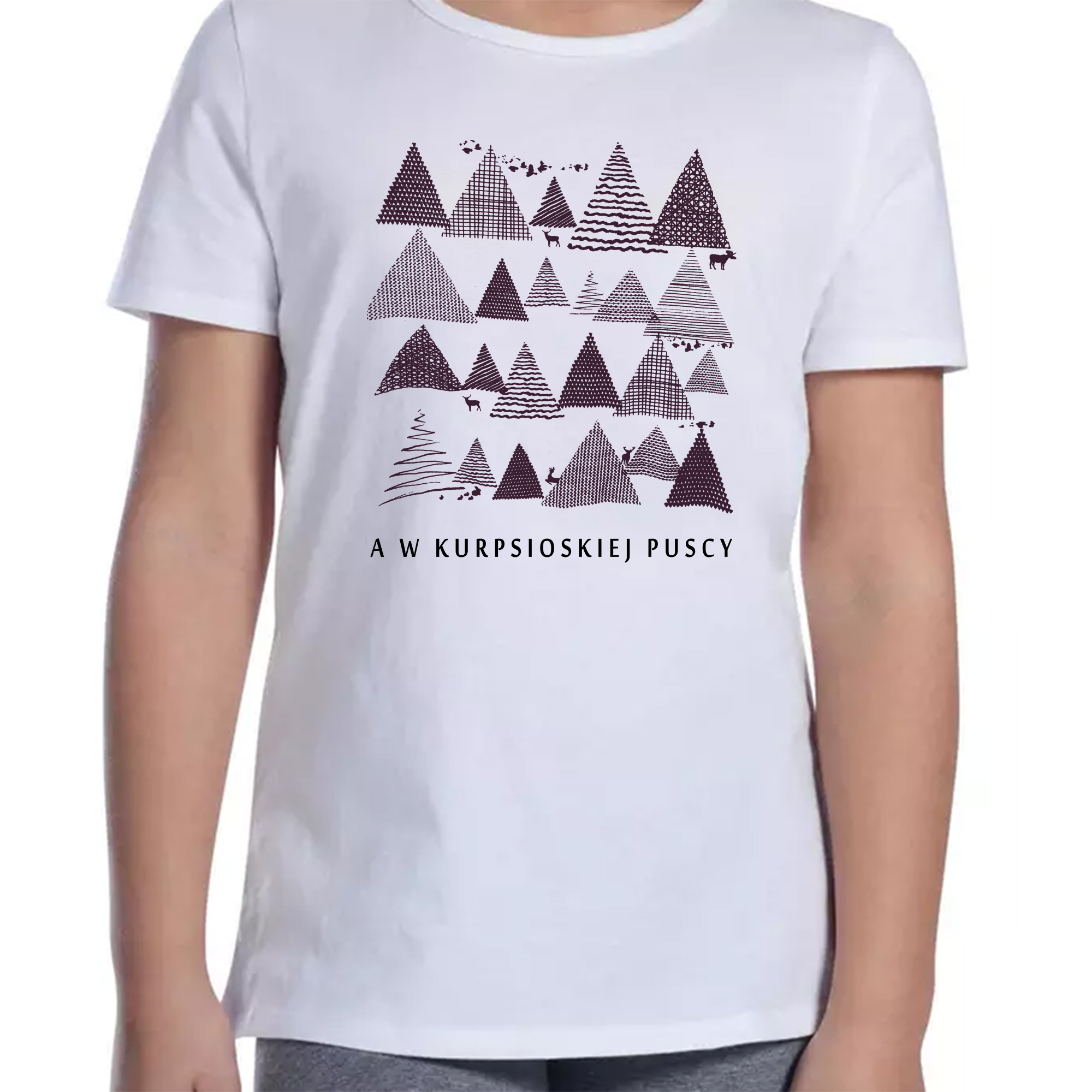 Koszulka dziecięca W sercu Puszczy Kurpiowskiej