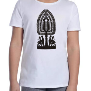 Koszulka dziecięca Wycinanka Kurpiowska - Taniec i Natura