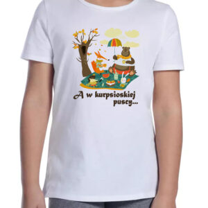 Koszulka dziecięca Zwierzęta z Kurpiowskiej Kniei