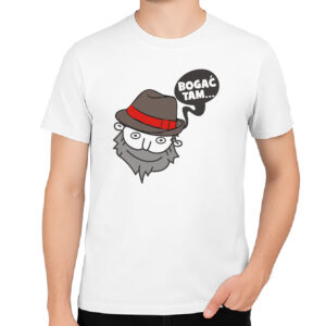 Koszulka męska Bogać Tam - Folkowy Vibe