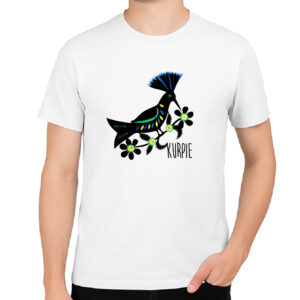 Koszulka męska Folkowy Ptak z Kurpi