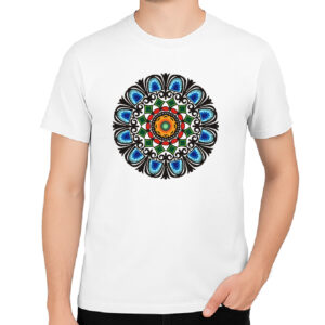 Koszulka męska Kurpie - Folk Energy