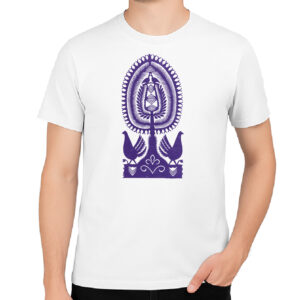 Koszulka męska Kurpie - Tradycja w Wycinance