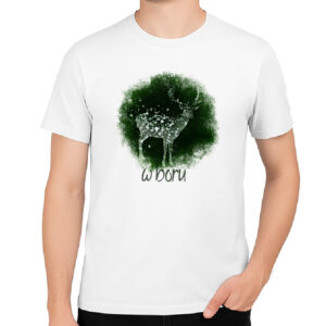 Koszulka męska Kurpiowski Jeleń w Borze