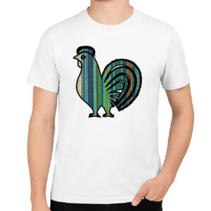 Koszulka męska Kurpiowski Kogut Ludowy