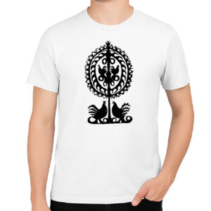 Koszulka męska Kurpiowski Wzór w Wycinance