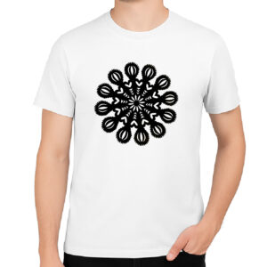 Koszulka męska Kurpiowskie Ornamenty