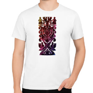 Koszulka męska Kurpiowskie Wzory w Kolorze