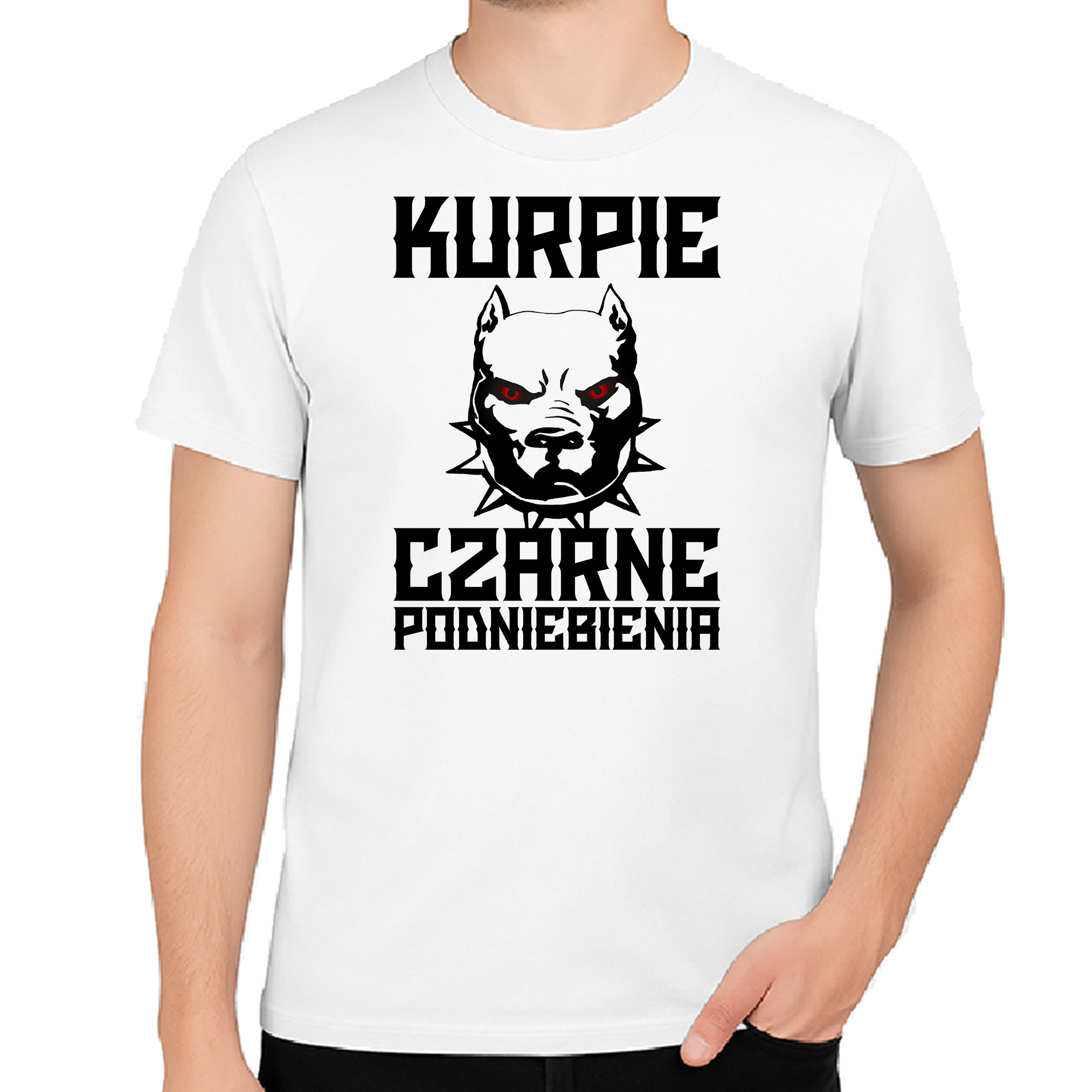 Koszulka męska Kurpiowskie czarne podniebienie