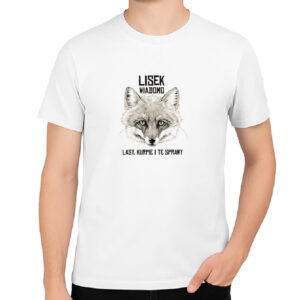 Koszulka męska Lisek wiadomo. Lasy Kurpie i te sprawy