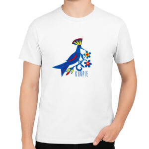 Koszulka męska Skrzydlaty Folk Kurpiowski