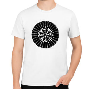 Koszulka męska Wycinanka Ludowa Kurpi