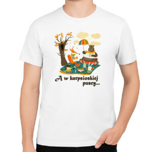 Koszulka męska Zwierzęta z Kurpiowskiej Kniei