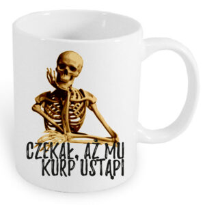 Kubek ceramiczny Czekał Aż Kurp Zmięknie