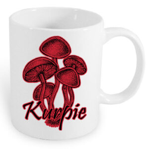 Kubek ceramiczny Grzyby z Kurpiów - dzika moc puszczy