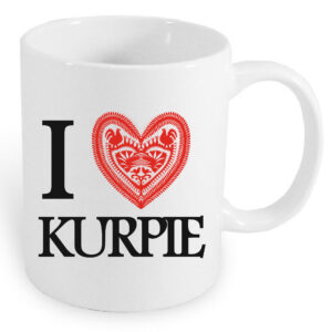 Kubek ceramiczny Kocham Kurpie
