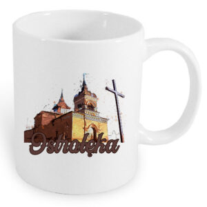 Kubek ceramiczny Kościół św Wojciecha w Ostrołęce
