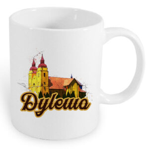 Kubek ceramiczny Kościół w Dylewie