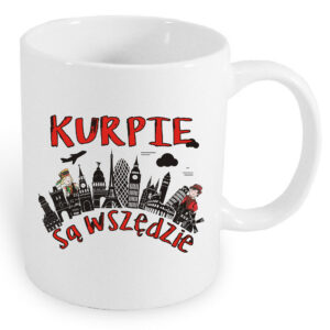 Kubek ceramiczny Kurpie są wszędzie