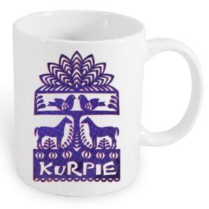 Kubek ceramiczny Kurpie w Wycinance