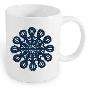 Kubek ceramiczny Kurpiowska Gwiazda Folku