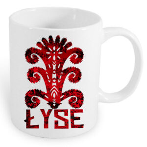Kubek ceramiczny Kurpiowska Wycinanka z Łysych